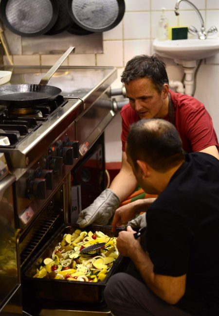 Volxküche in der Desi